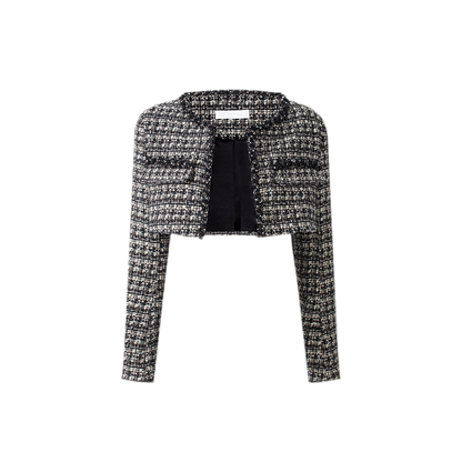 Tweed Corset Bustier Top