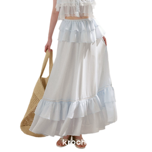 Sea Salt Blue Skirt / S
