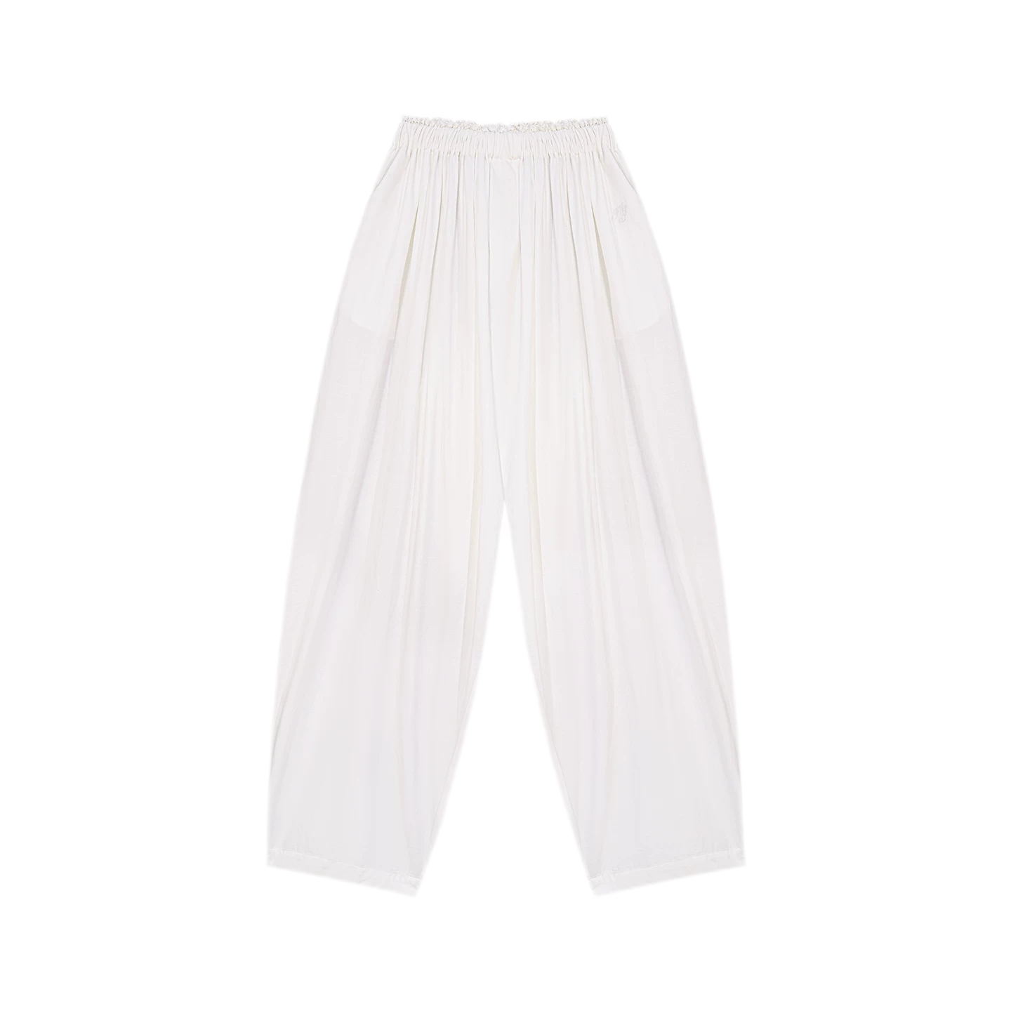 Lace Trim Balloon Pants