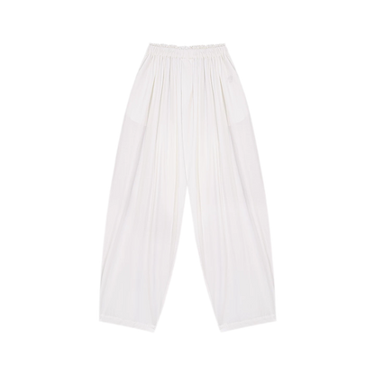 Lace Trim Balloon Pants