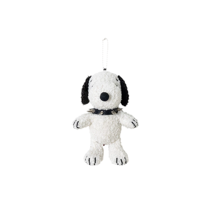 Studded Collar Snoopy Keychain