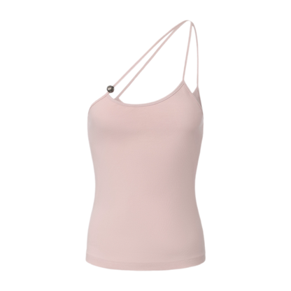 Strap Asymmetric Knit Cami