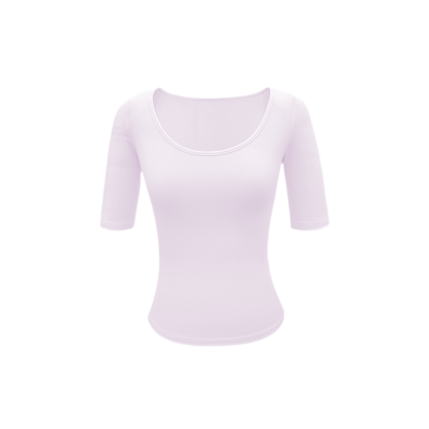 Soft U-Neck Slim-Fit T-Shirt