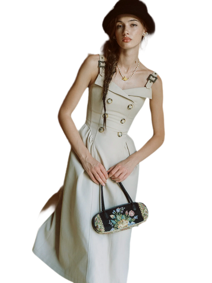 Structured Vintage Jacket Dress Set