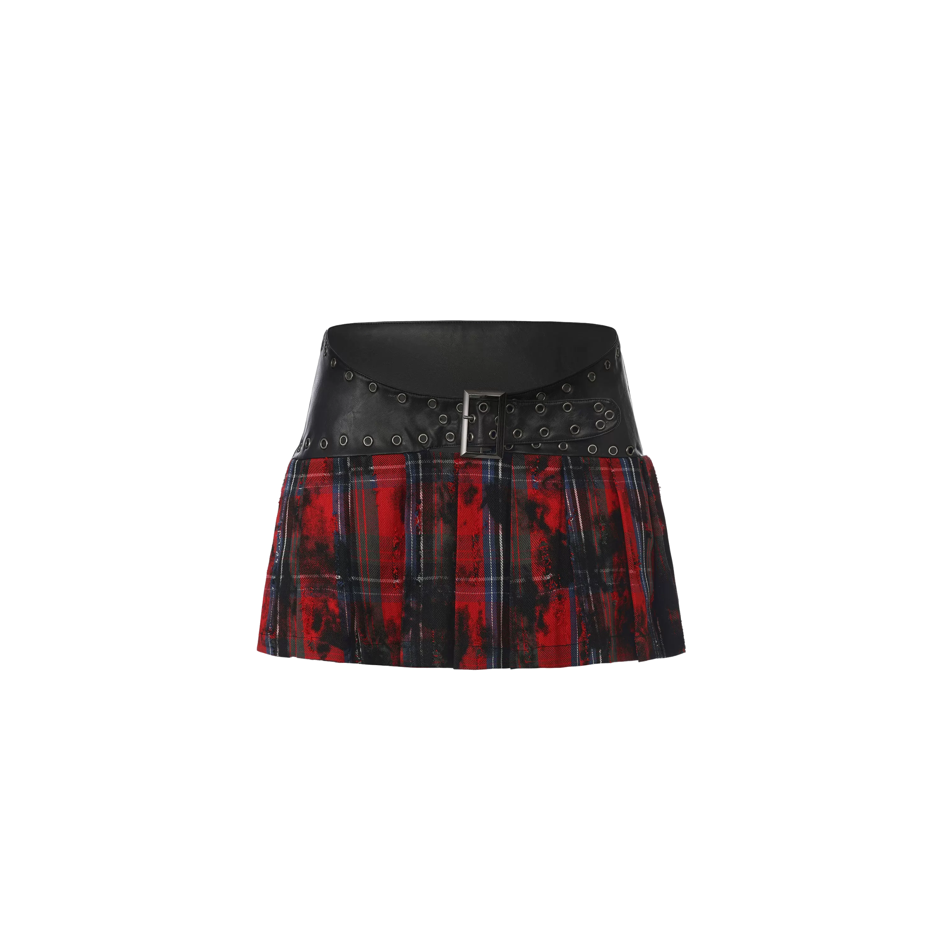Deconstructed Plaid Two-Piece Set