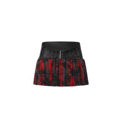 Red Short Skirt / SMALL