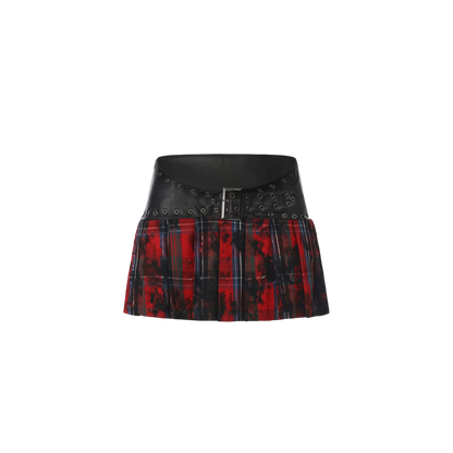 Deconstructed Plaid Two-Piece Set
