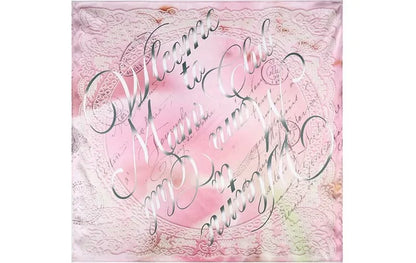 Gradient Foil Print Scarf