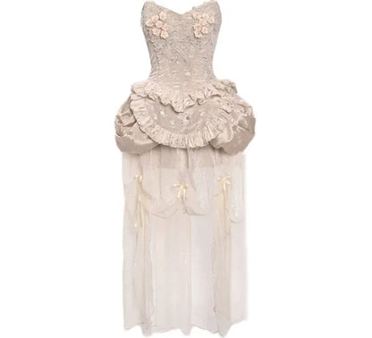 Jacquard Rococo Corset Dress