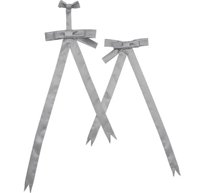 Detachable Gray Bow Set / S