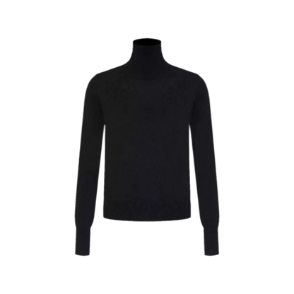 Ribbed Slim-Fit Turtleneck Knit
