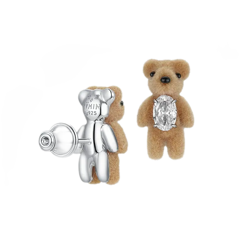 Mini Teddy Bear Earrings