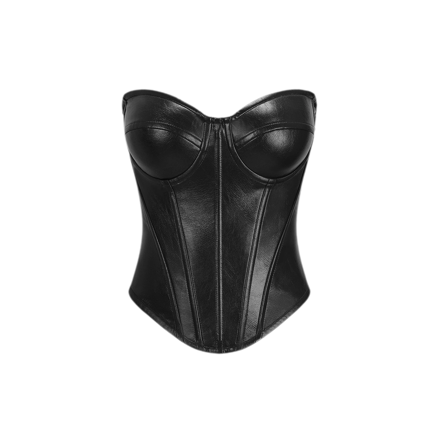 Raphael PU Corset Top