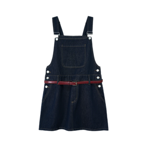 Raw Denim (Pinafore Dress) / M