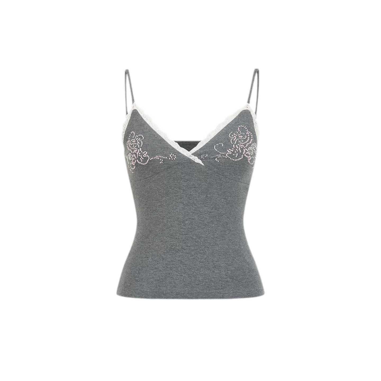 Beaded Lace Camisole Top