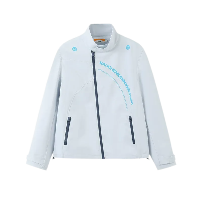 Teflon Stand-Collar Windbreaker Jacket