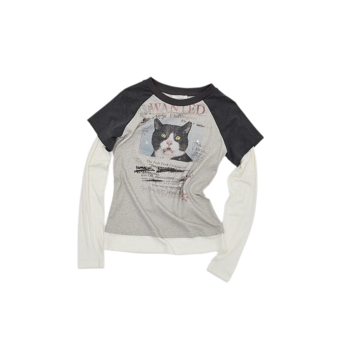 Graphic Color-Block Raglan T-Shirt