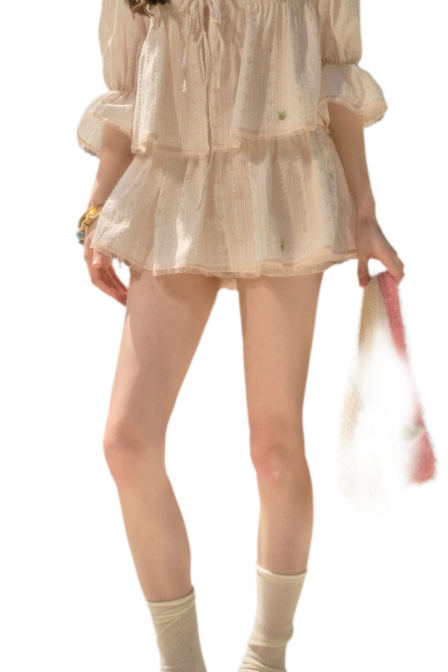 Peach Babydoll Set
