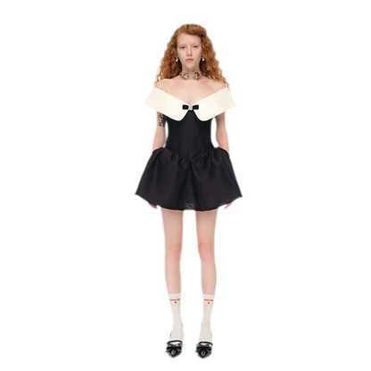 Off-Shoulder Short Dress