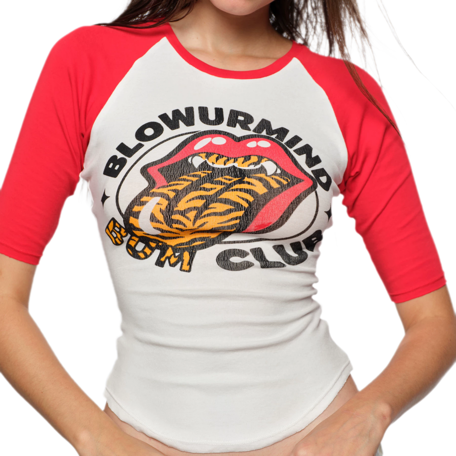 Graphic Raglan Slim T-Shirt
