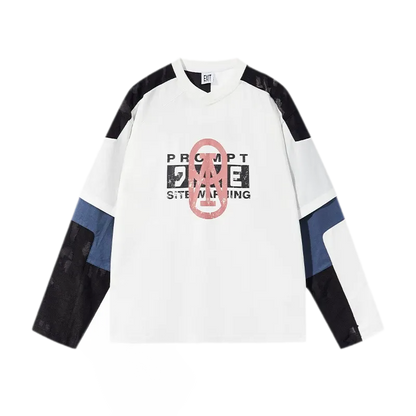 Textured Color-Block Jersey T-Shirt