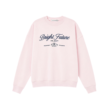 Embroidered Graphic Crewneck Sweatshirt