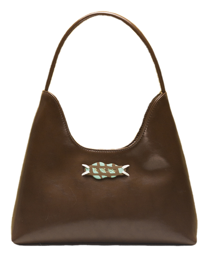 Textured Hobo Candy Applique Bag
