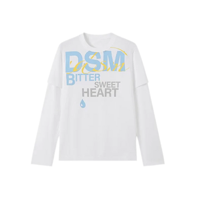 Compact Cotton Faux-Layer T-Shirt