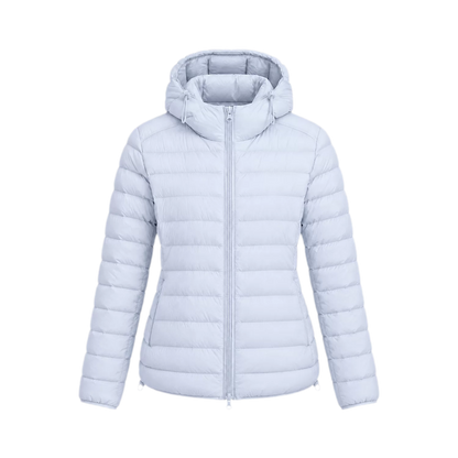 Lightweight Quilted Hooded Down Jacket