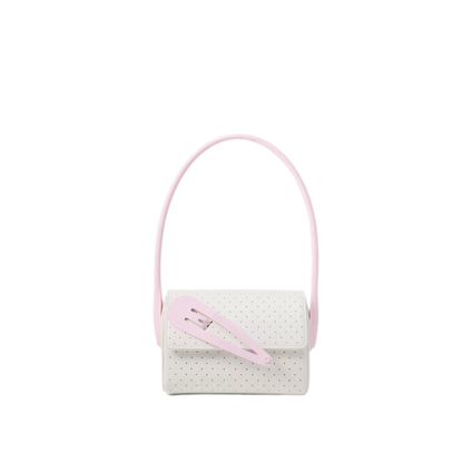 Oversized Hair Clip Shoulder Bag