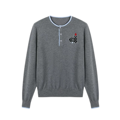 Top in maglia con contrasto in misto seta