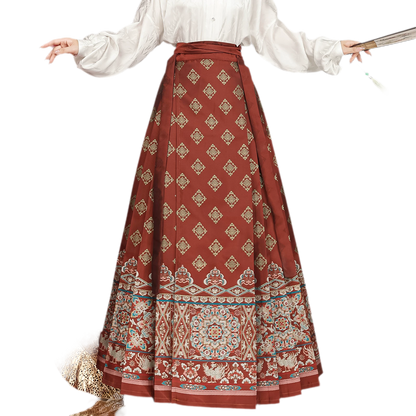 明月松间 Spirited Moon Pine Mamian Skirt