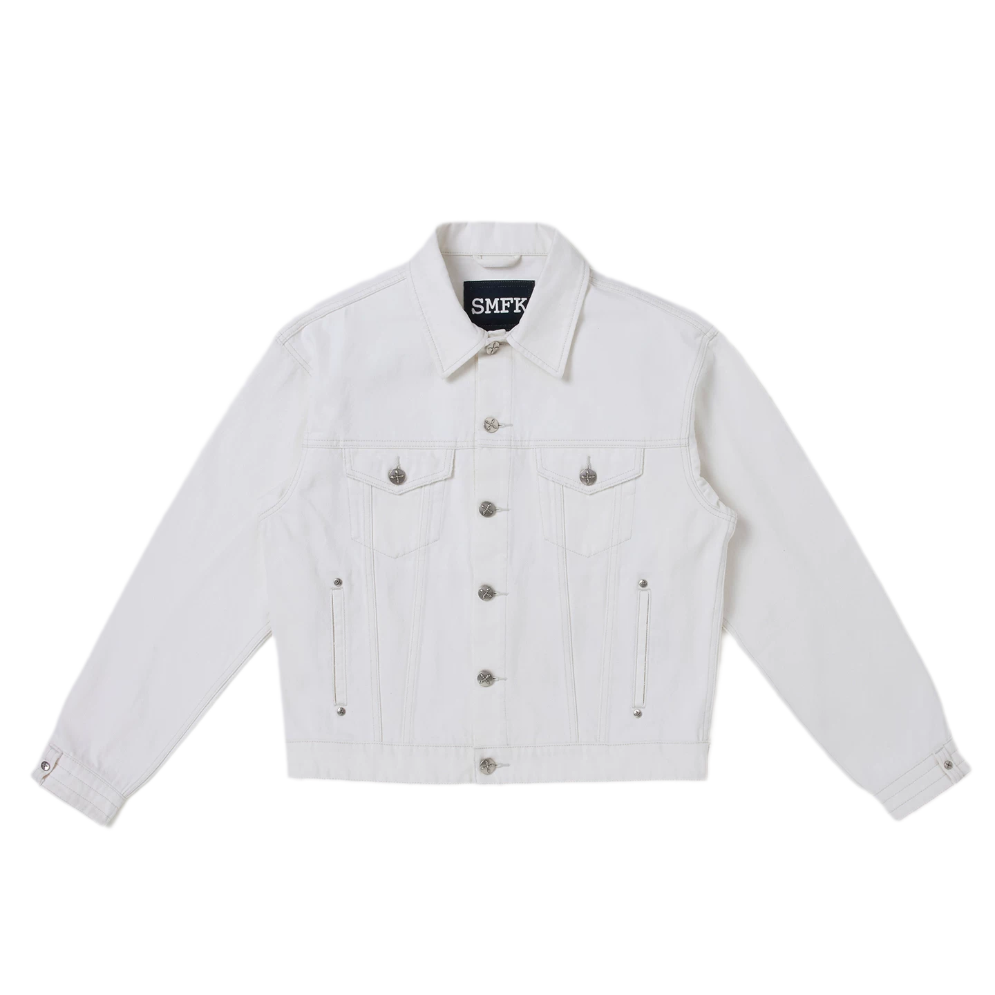 Cross Statue Denim Jacket