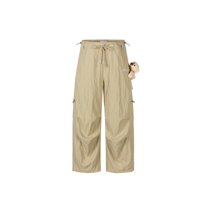 Loose Wide-Leg Cargo Pants