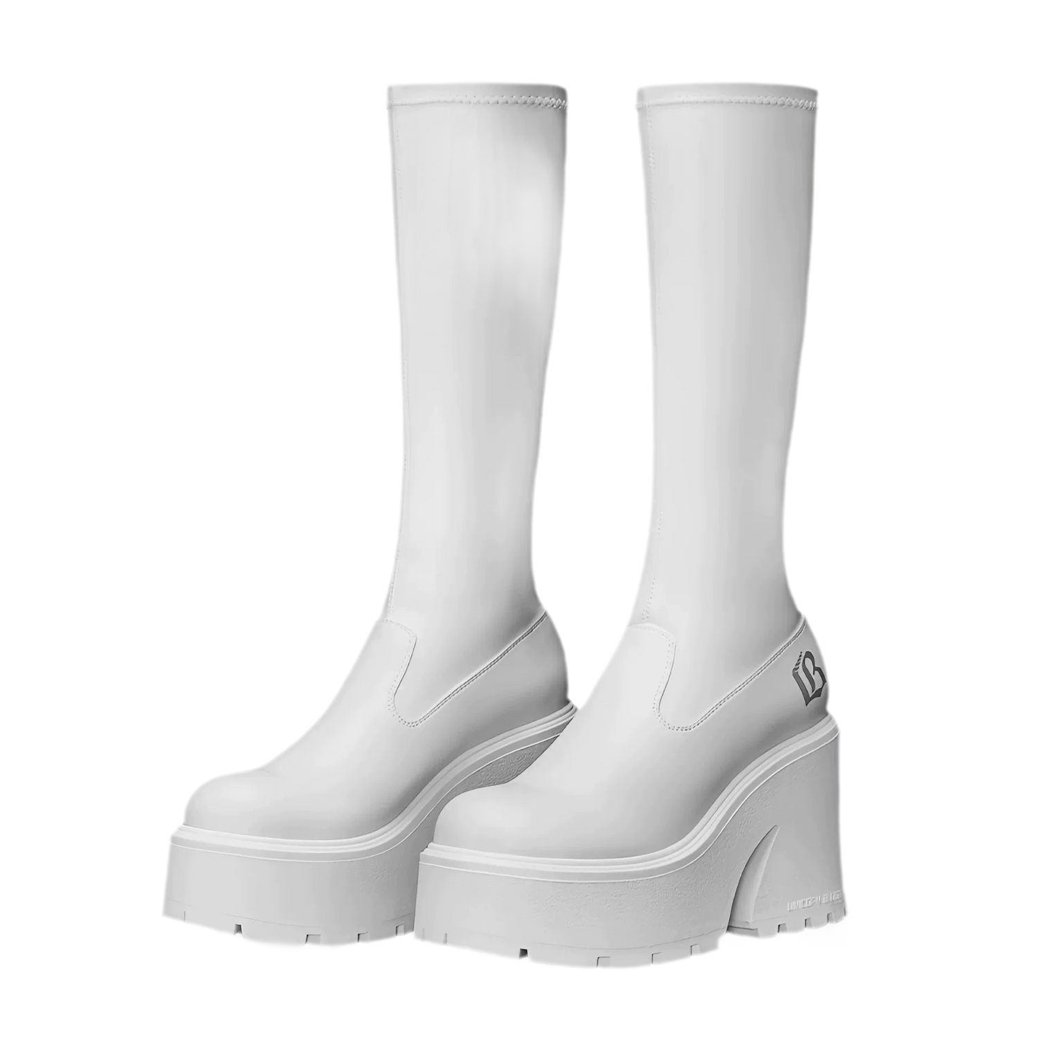 Stretch Platform Ankle Boots