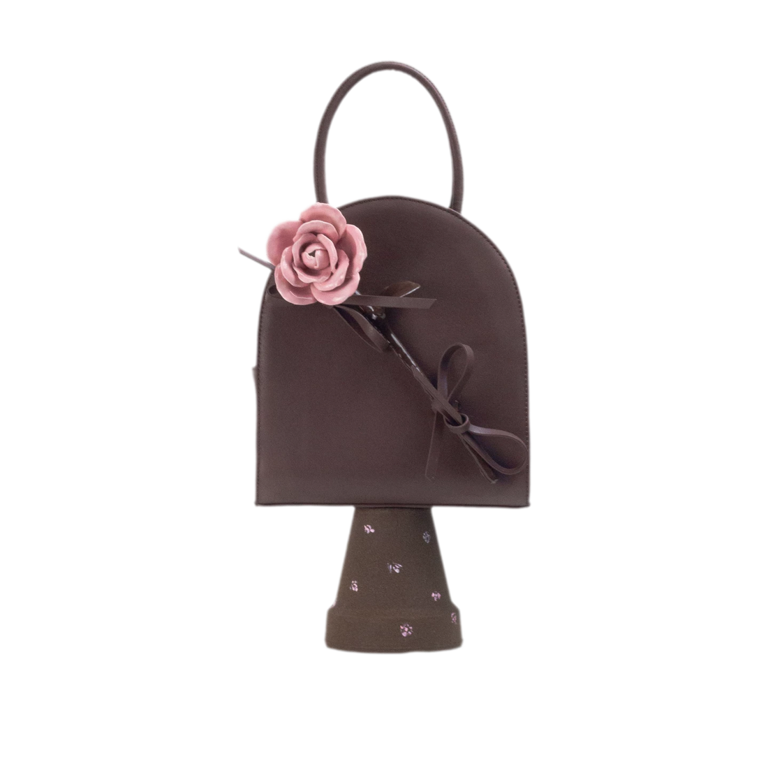 Handcrafted Ceramic Flower Bag