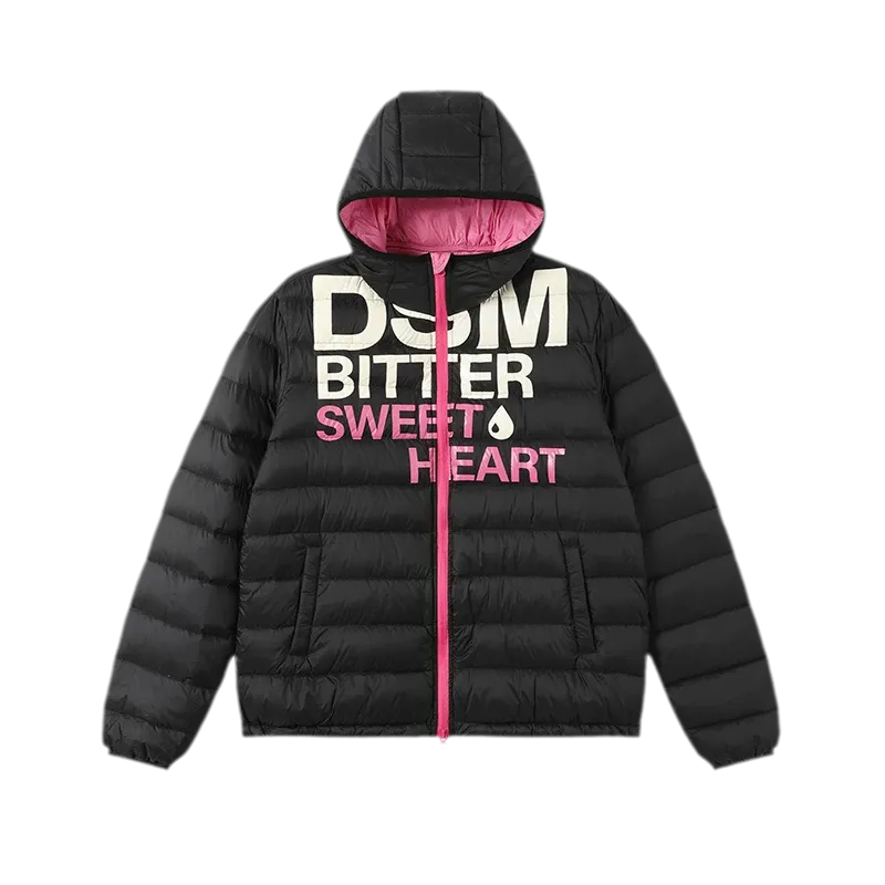 Lightweight Ribbed Quilted Down Jacket