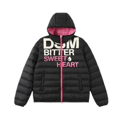 Lightweight Ribbed Quilted Down Jacket