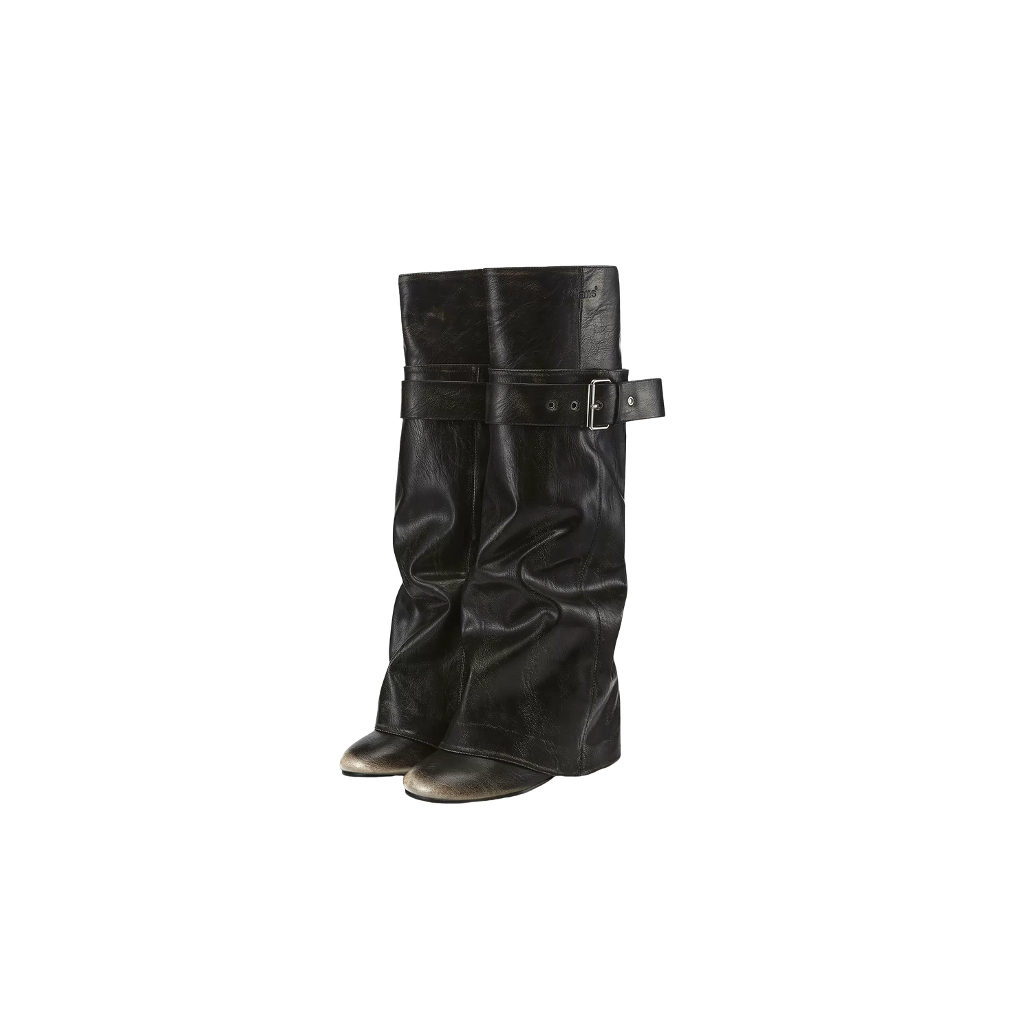 Low Heel 4cm Pants Tube Boots