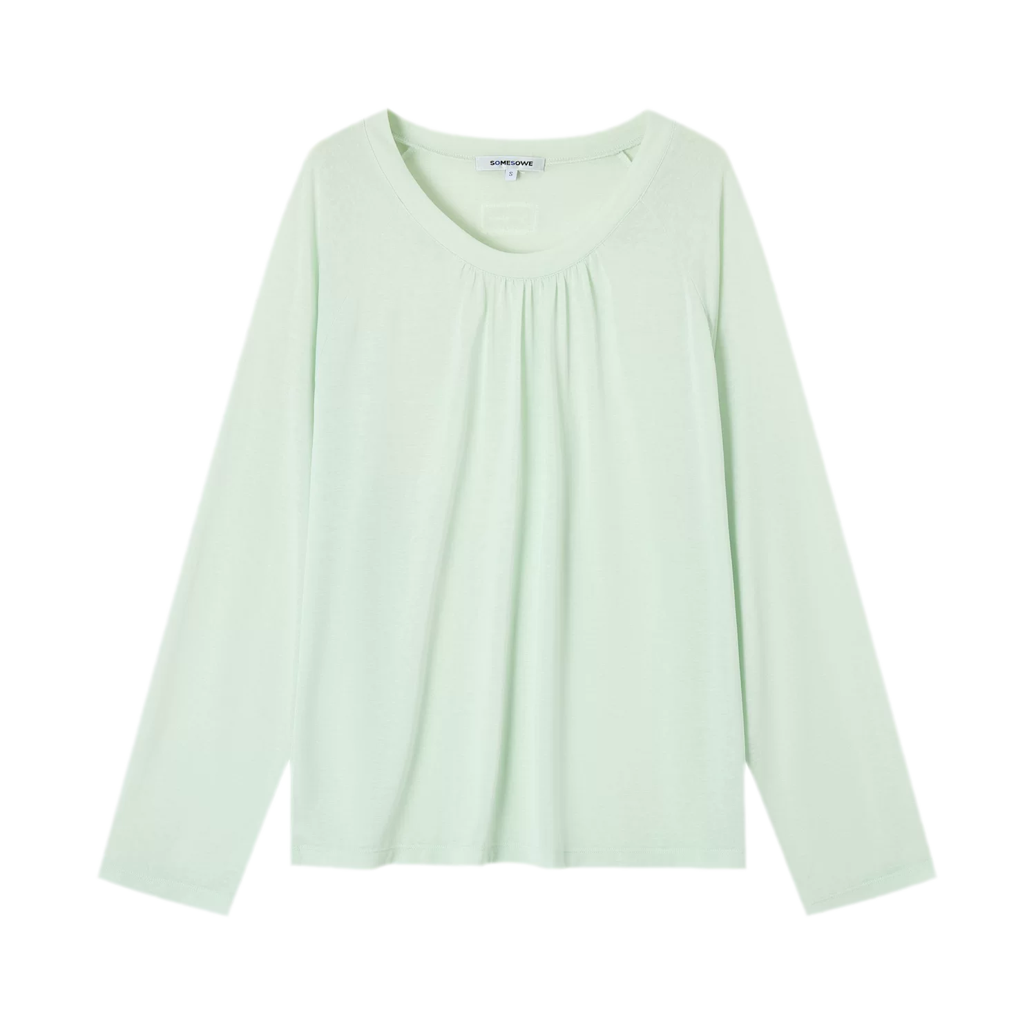 V-Neck Ruched Long Tee