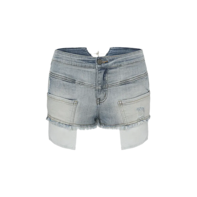 Blue Denim Shorts / S