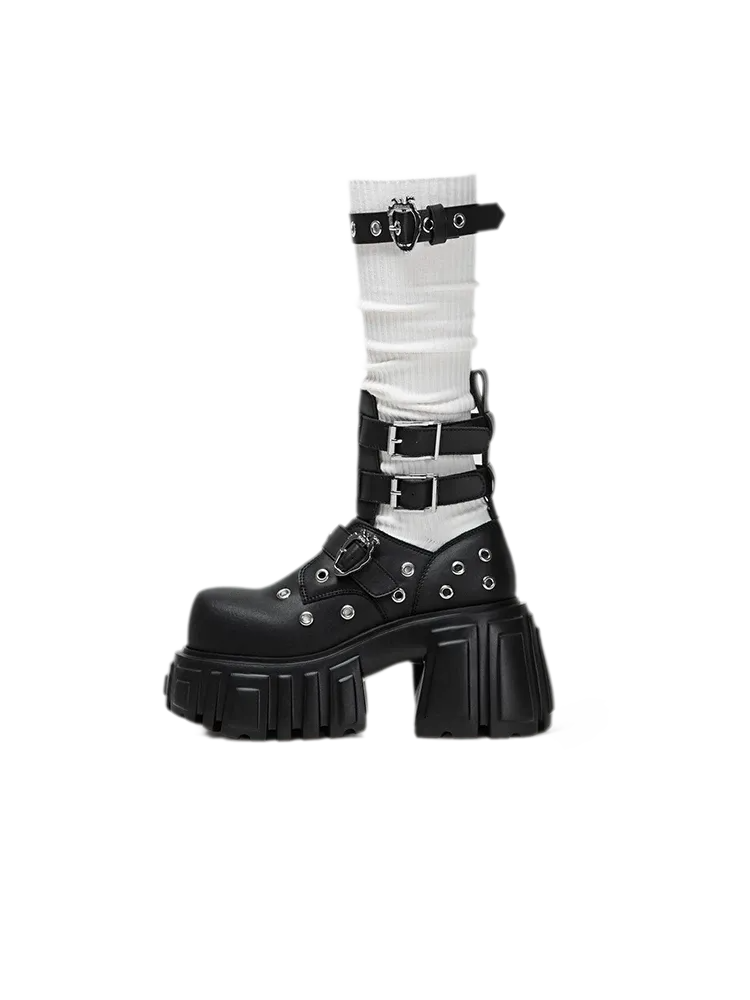 Punk Platform Roman Boots