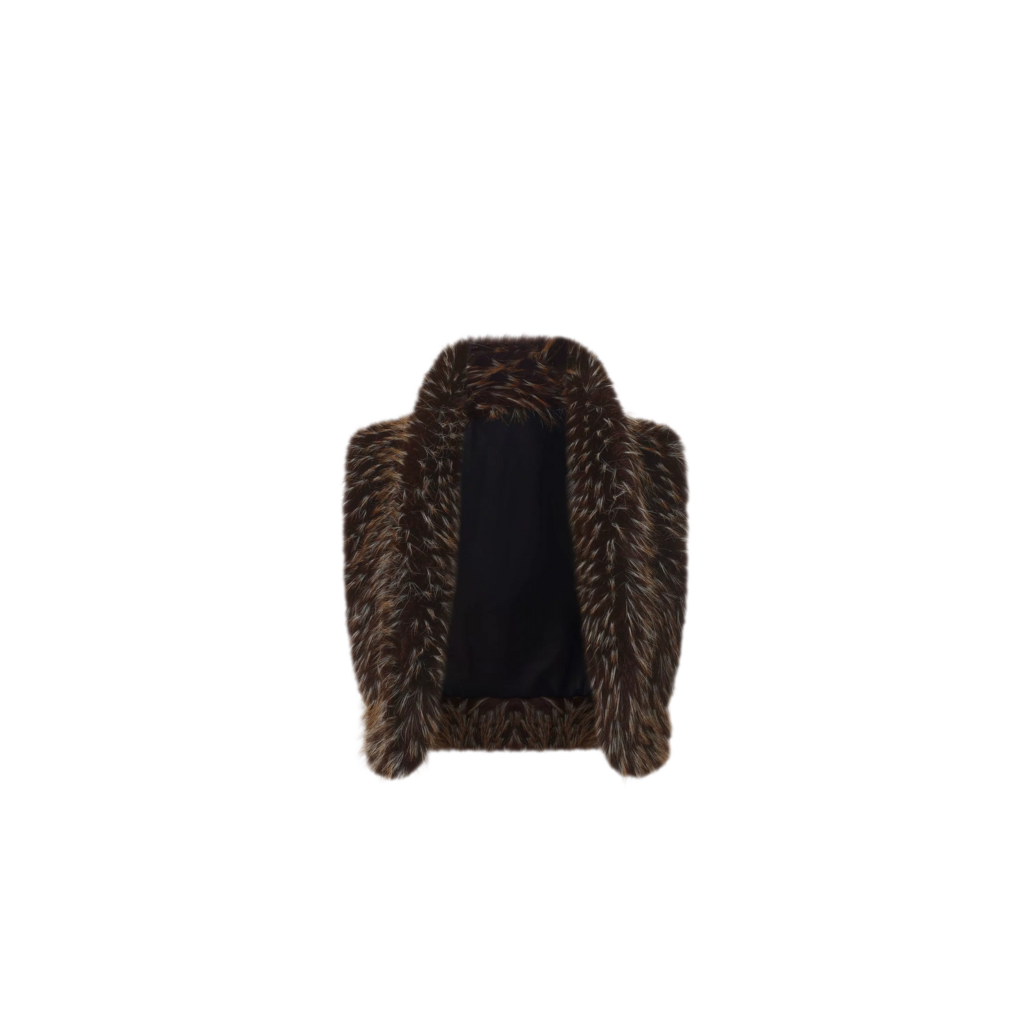 Cropped Faux Fur Vest