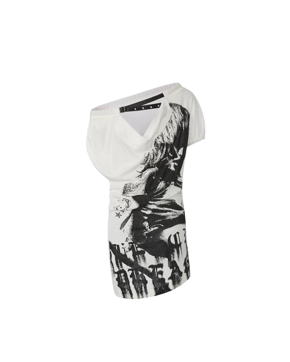 Asymmetric Off-Shoulder Dress