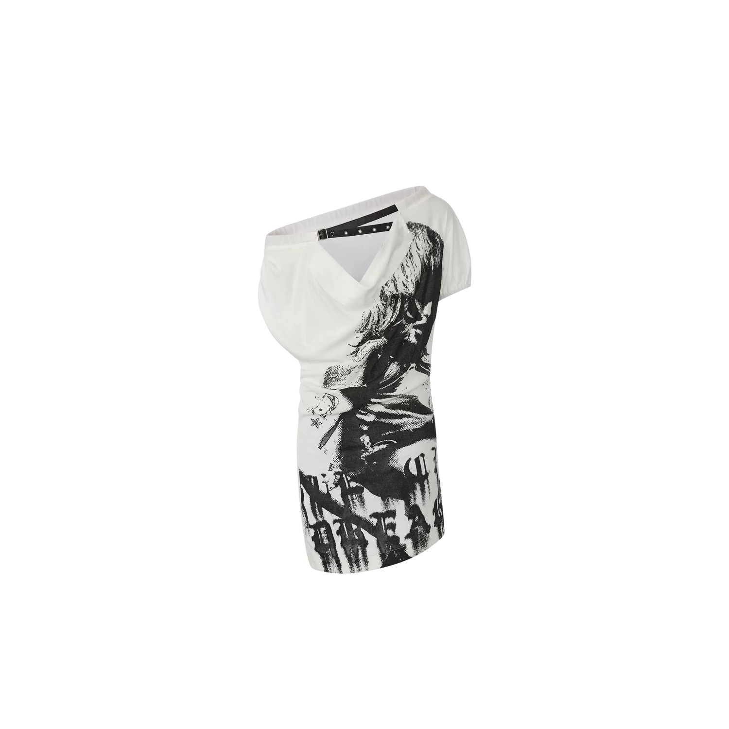 Asymmetric Off-Shoulder Dress