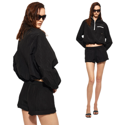 Sun-Protective Raglan Shorts Set