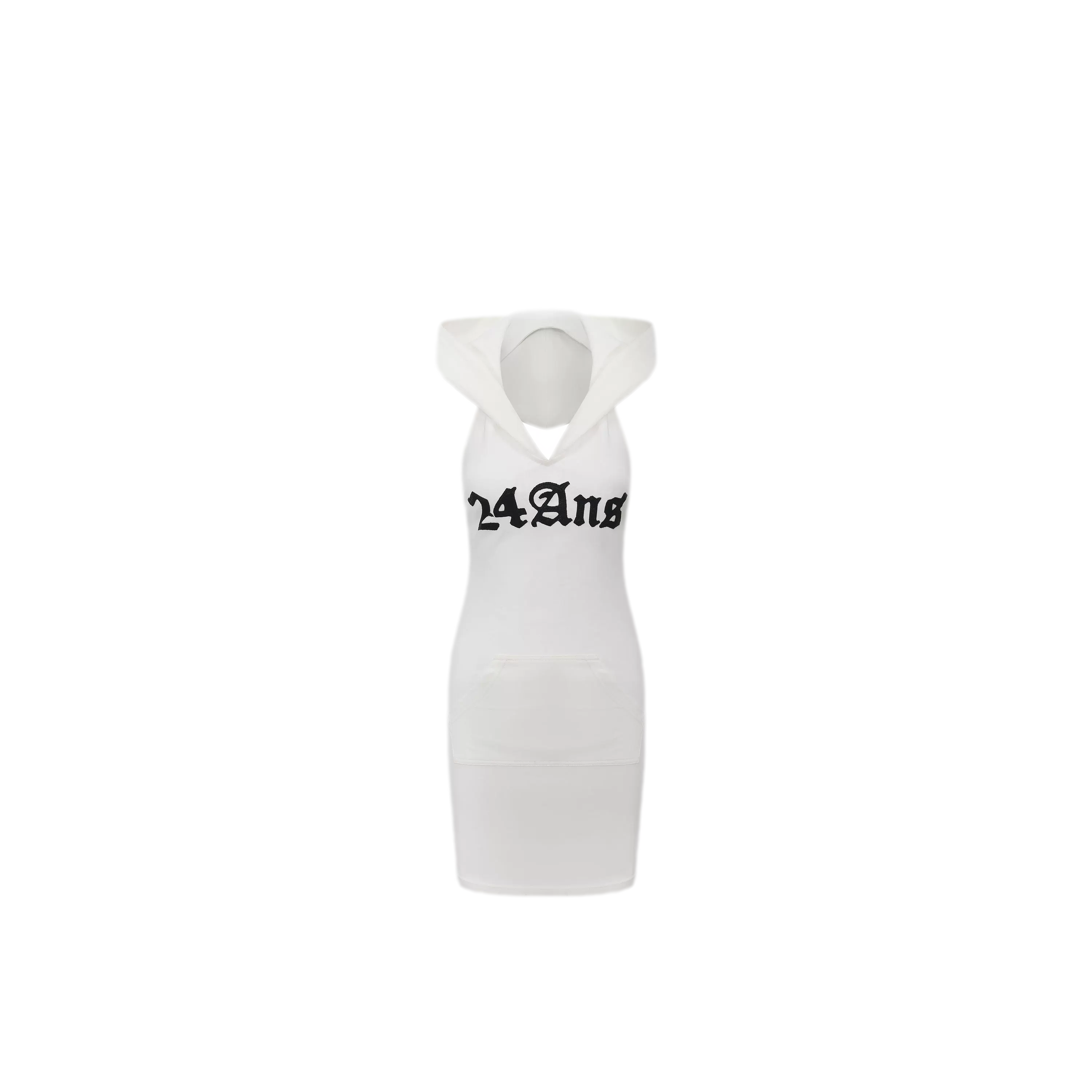 24ANS x UWA Backless Hooded Mini Dress