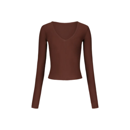 Deep V Slim Top