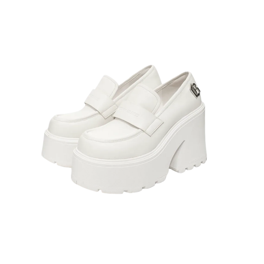 Chunky Platform Slip-On Loafers