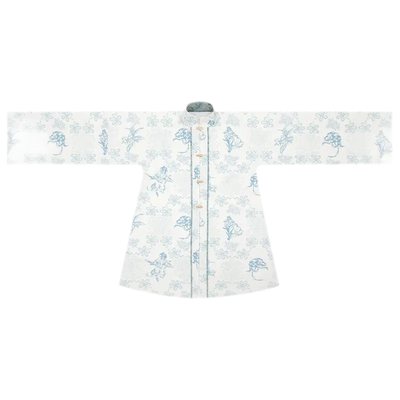 Stand-Collar Front-Opening Shirt / XS